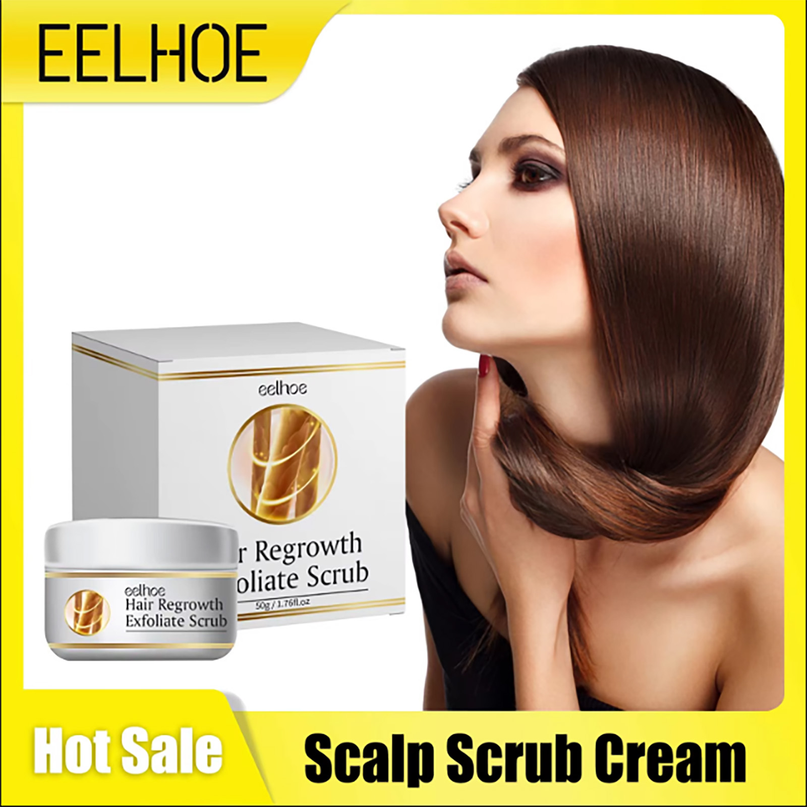 Scalp Scrub Exfoliant - 頭皮用の根を防ぐためのアンチルートクリーム,ディープクレンジング,乾いた,損傷した修復,柔らかい,成長のための