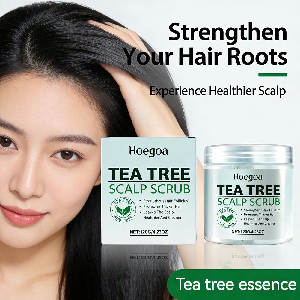 Scalp Scrub Exfoliant - ティーツリー スカルプスクラブ ディープクリーン 保湿成分配合 スカルプケア製品 角質除去スクラブ