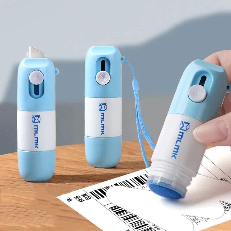 Heat Protectant Spray - 感熱紙修正液 開封ナイフ付き ポータブル耐久性のある感熱紙 データアイデンティティ保護液消しゴム