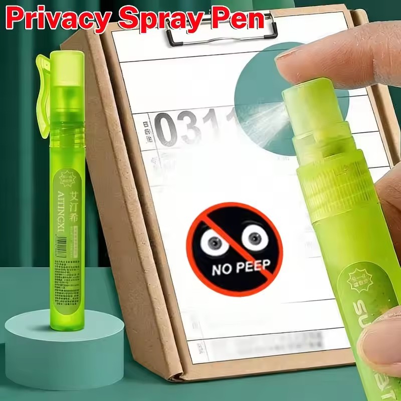 Heat Protectant Spray - ミニ感熱紙スプレー セキュリティプライバシーカバー プライバシーシール 液体情報保護 身分盗難防止