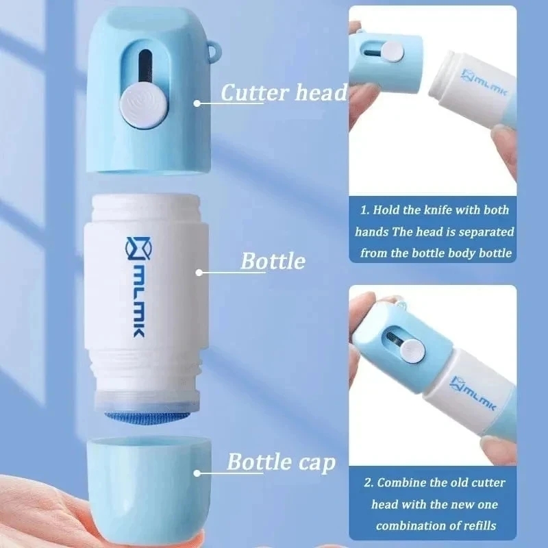 2 In 1 感熱紙修正液、開封ナイフ付き耐久性のある感熱紙 - Heat Protectant Spray のレビューと価格