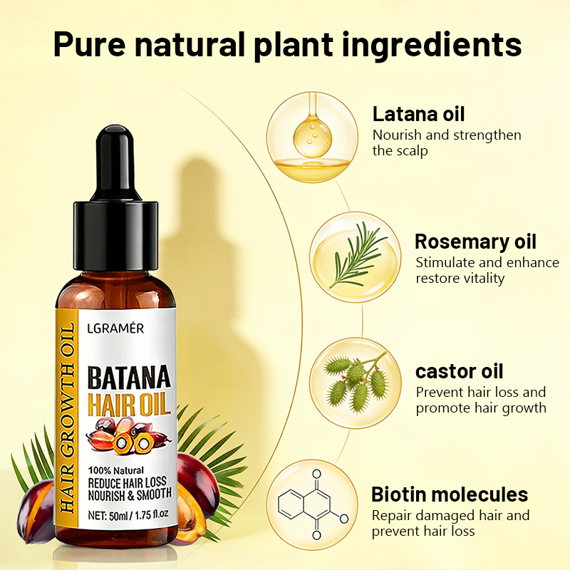 バタナヘアオイル ケアオイルは、髪の成長を素早く促進し、脱毛 - Hair Care Nutrition のレビューと価格
