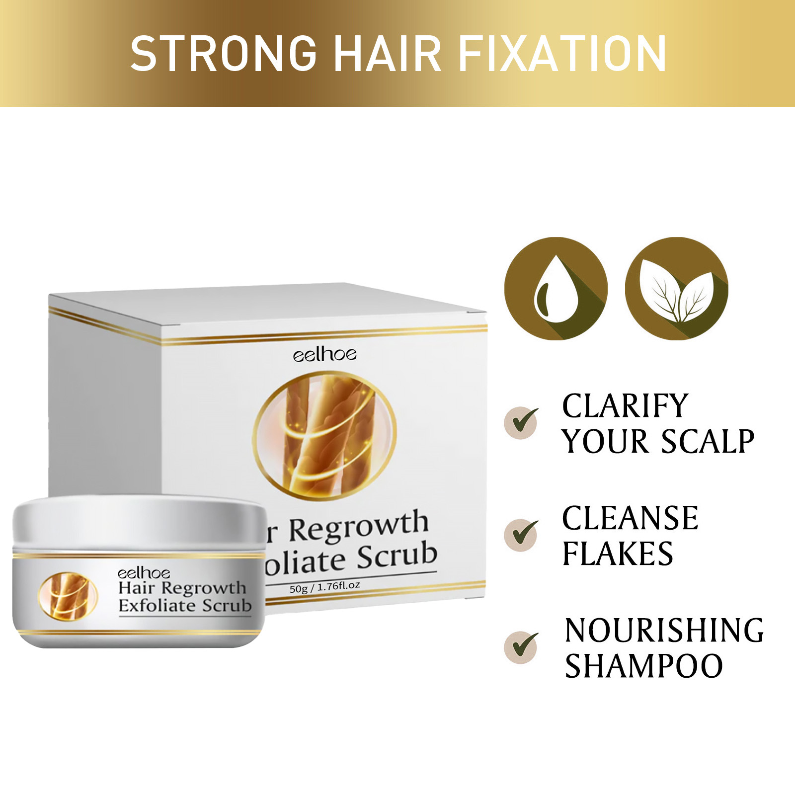 頭皮用の根を防ぐためのアンチルートクリーム,ディープクレンジ - Scalp Scrub Exfoliant のレビューと価格
