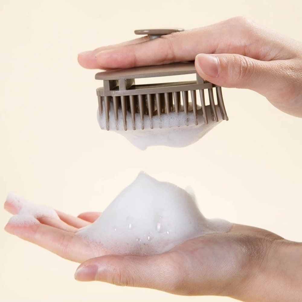 1 個正方形シャンプーブラシヘッド頭皮マッサージコームヘアコ - Scalp Scrub Exfoliant のレビューと価格