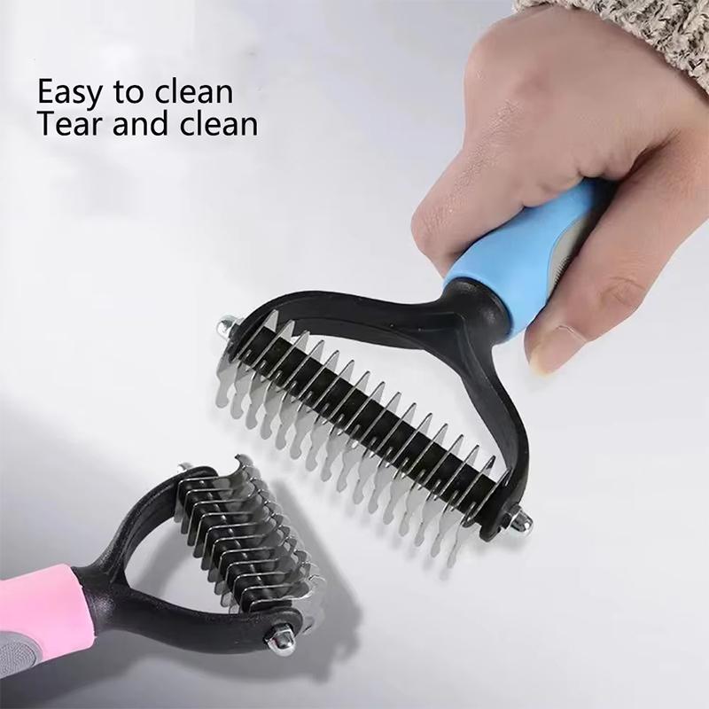 犬猫用抜け毛除去ブラシ ペットグルーミングコーム 犬の抜け毛 - Hair Care Daily のレビューと価格