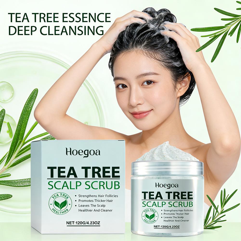 ティーツリー スカルプスクラブ ディープクリーン 保湿成分配 - Scalp Scrub Exfoliant のレビューと価格