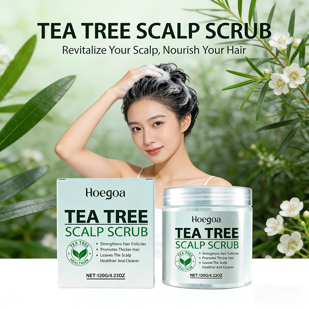 ティーツリー スカルプスクラブ ディープクリーン 保湿成分配 - Scalp Scrub Exfoliant のレビューと価格