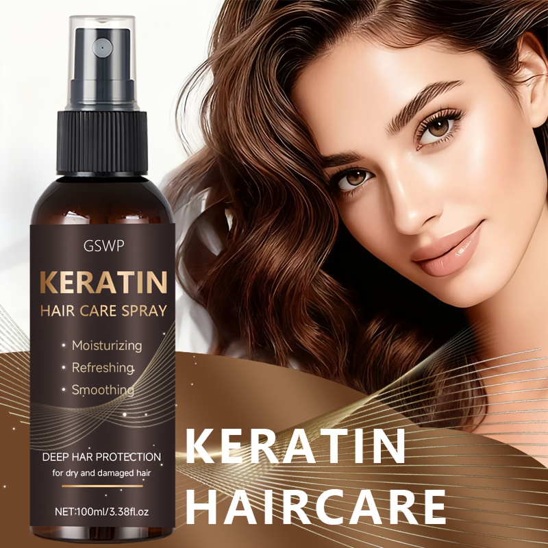 GSWP ケラチンヘアケアスプレー、脂っこさなく素早く吸収さ - Heat Protectant Spray のレビューと価格