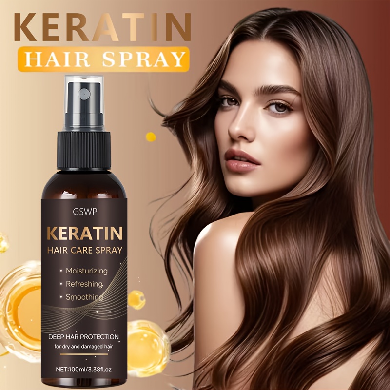 GSWP ケラチンヘアケアスプレー、脂っこさなく素早く吸収さ - Heat Protectant Spray のレビューと価格