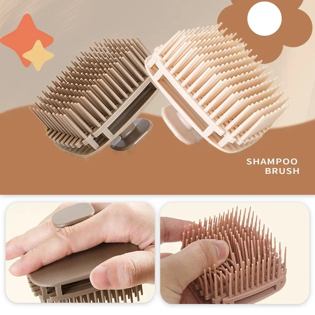 1 個正方形シャンプーブラシヘッド頭皮マッサージコームヘアコ - Scalp Scrub Exfoliant のレビューと価格
