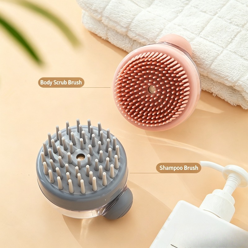 詰め替え可能な液体頭皮マッサージブラシ、洗髪用コーム、シャワ - Scalp Scrub Exfoliant のレビューと価格