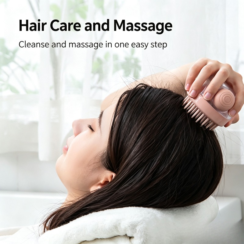 詰め替え可能な液体頭皮マッサージブラシ、洗髪用コーム、シャワ - Scalp Scrub Exfoliant のレビューと価格