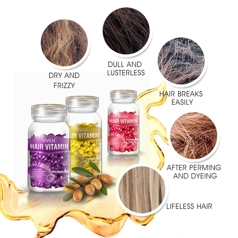 Sevich 滑らかな絹のような髪のビタミン カプセル ケラ - Hair Care Vitamin E のレビューと価格