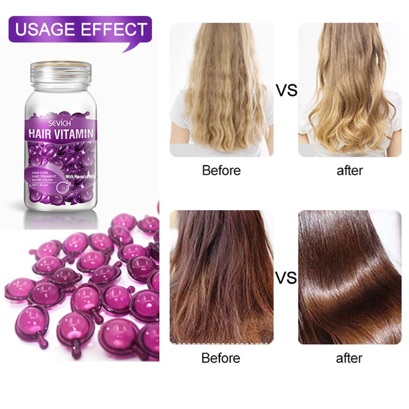 Sevich 滑らかな絹のような髪のビタミン カプセル ケラ - Hair Care Vitamin E のレビューと価格