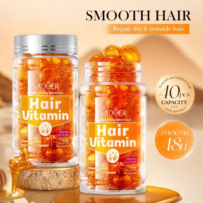 40 個の髪のビタミンカプセルオイルヘアケア高速エッセンス栄 - Hair Care Vitamin E のレビューと価格