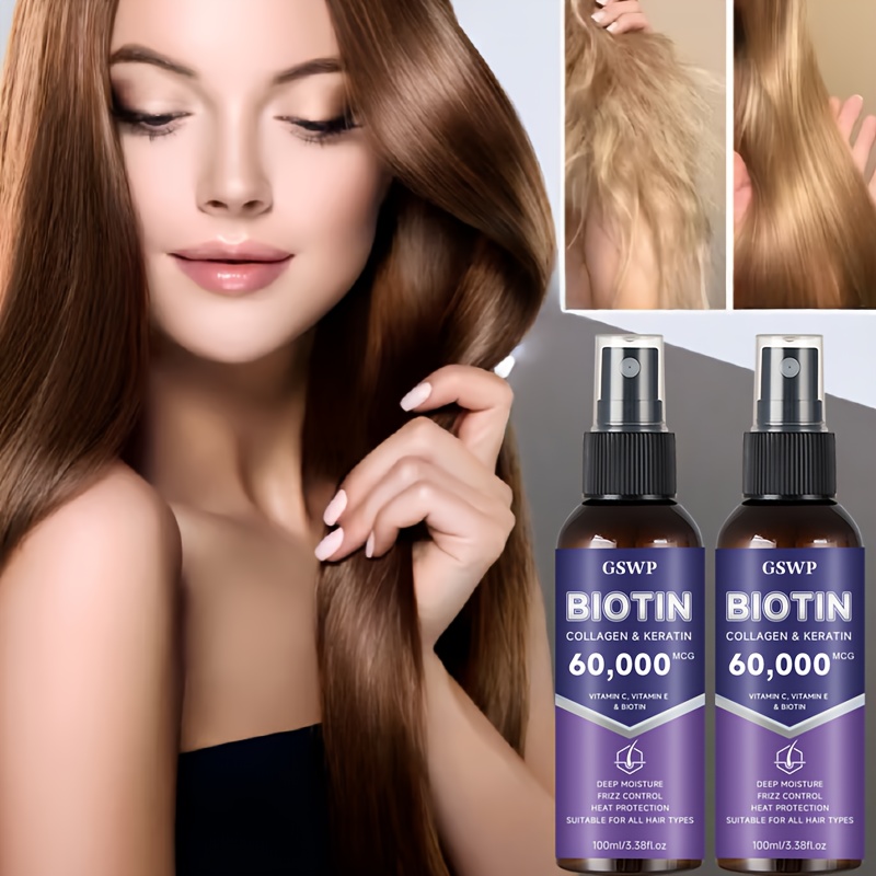 GSWP ビオチン コラーゲン＆ケラチン ヘアケアスプレー  - Hair Care Vitamin E のレビューと価格