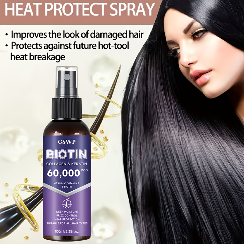 GSWP ビオチン コラーゲン＆ケラチン ヘアケアスプレー  - Hair Care Vitamin E のレビューと価格
