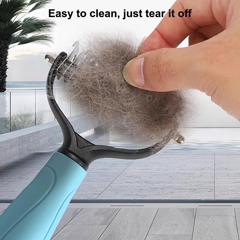 プロ仕様ペット抜け毛除去ブラシ 両面式犬猫毛除去ツール 簡単 - Hair Care Daily のレビューと価格