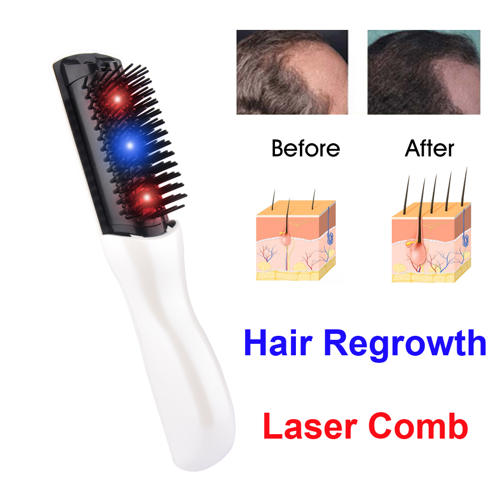 電気レーザー育毛コーム抗脱毛治療赤外線振動ヘアブラシケアマッ - Hair Care Nutrition のレビューと価格