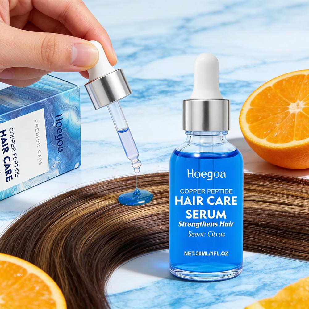 1/2個入り銅ペプチド育毛剤、デュアルペプチドと甘草根エキス - Hair Care Serum のレビューと価格