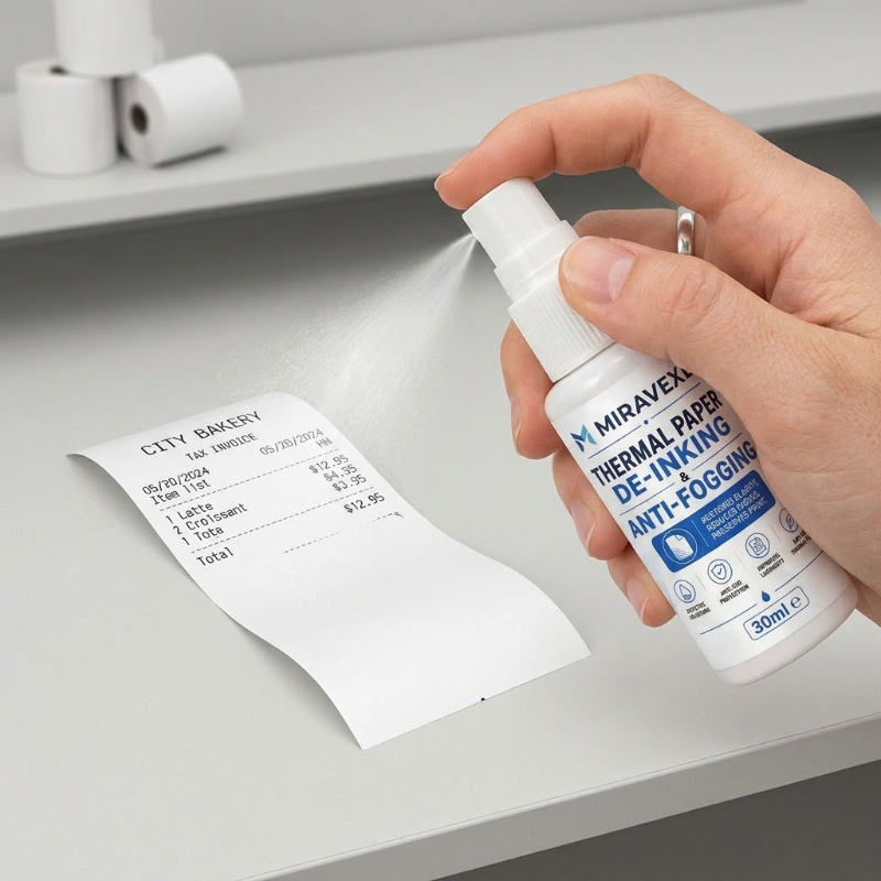 感熱紙消しゴムスプレー、領収書ラベル・ファックス用紙のインク - Heat Protectant Spray のレビューと価格
