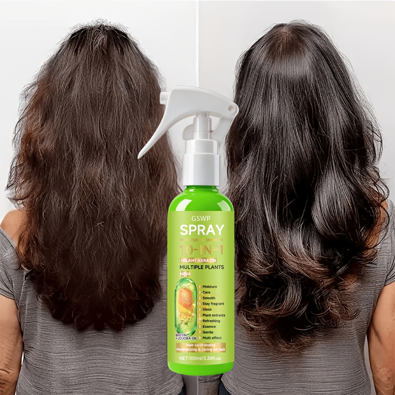 GSWP 10-in-1 リーブインヘアースプレー、潤いを与 - Heat Protectant Spray のレビューと価格