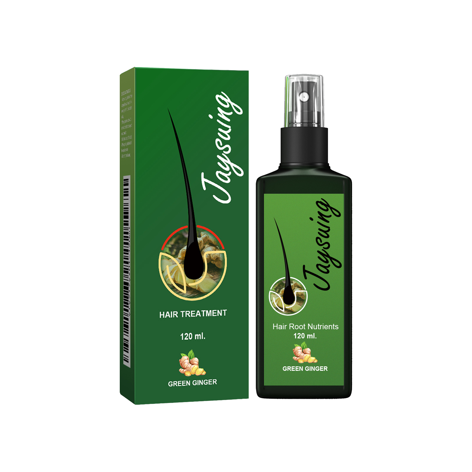 育毛オイルスプレー栄養根生姜薄毛血清頭皮マッサージトリートメ - Hair Care Serum のレビューと価格